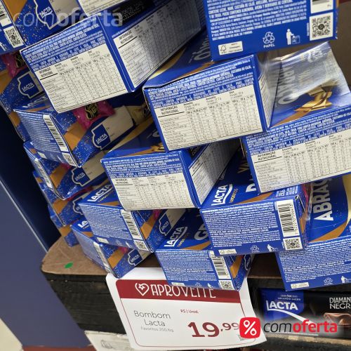 Caixa de Bombons Lacta Favoritos Sortidos 250,6g