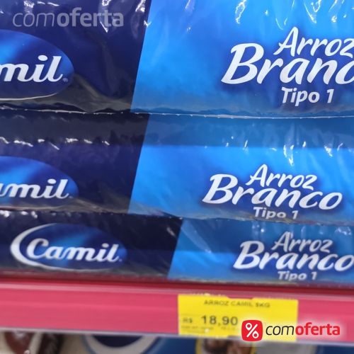 Arroz Branco Camil Tipo 1- 5kg