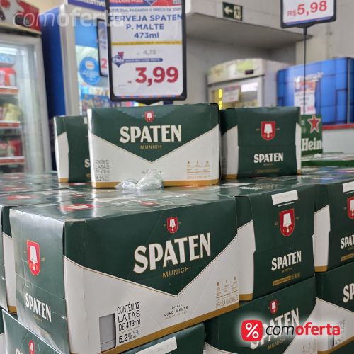 Cerveja Spaten Puro Malte Munich 473ml - Latão