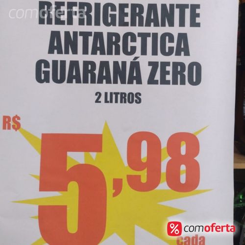 Refrigerante Antarctica Guaraná Zero 2l Pet