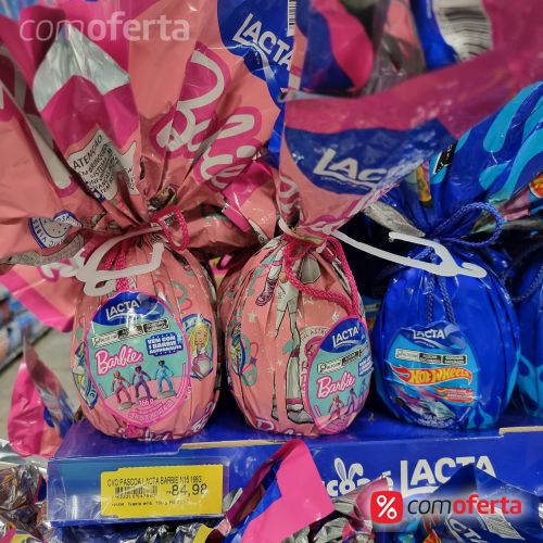 Ovo de Páscoa Lacta Barbie 166g