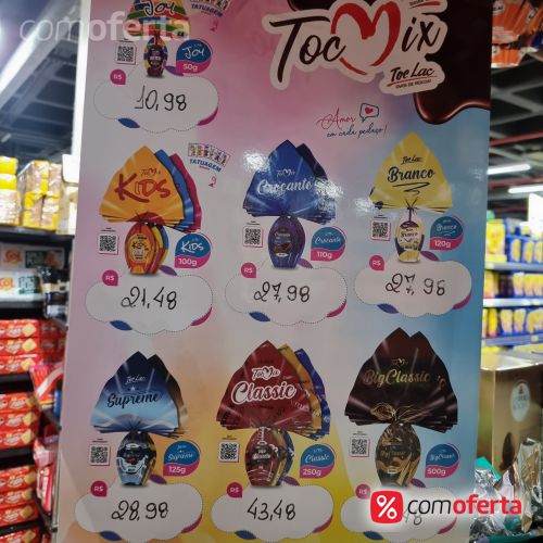 Ovo de Páscoa Classic 250g Toc Mix