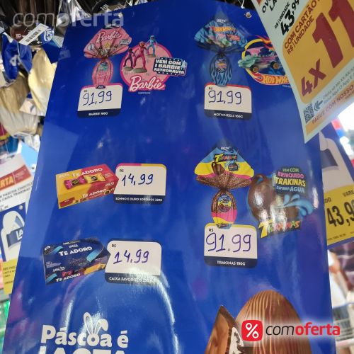 Ovo de Páscoa Lacta Barbie 166g