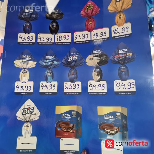 Ovo de Páscoa Lacta ao Leite - 157g - Lacta