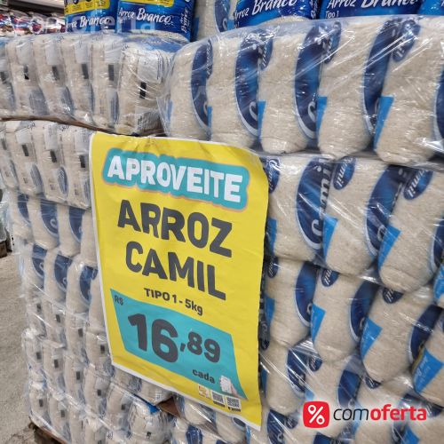 Arroz Branco Camil Tipo 1- 5kg