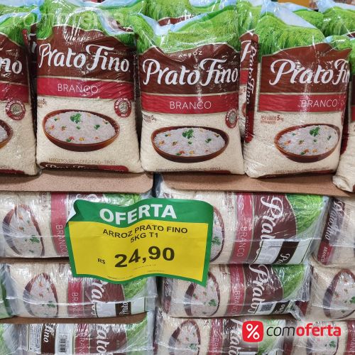 Arroz Branco Prato Fino Tipo 1 - 5kg
