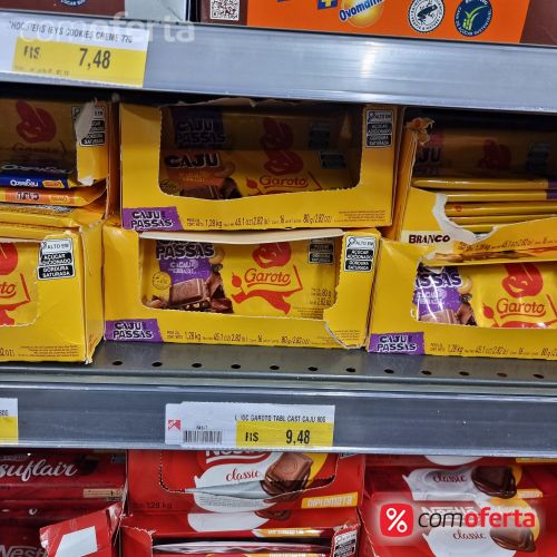 Chocolate Barra Garoto 80g