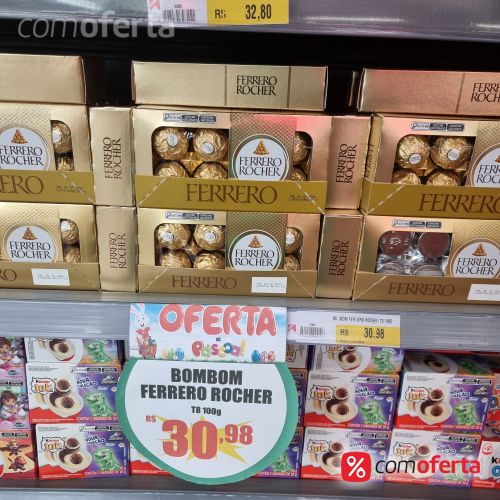 Bombom Ferrero Rocher 100g 8 unid