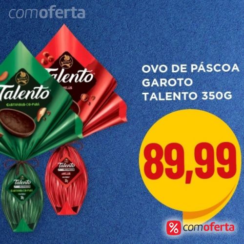 Ovo de Páscoa Talento 350g - Garoto