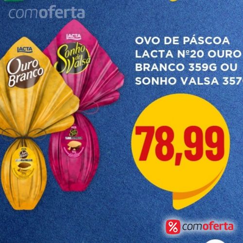 Ovo de Páscoa Ouro Branco Lacta - 359g