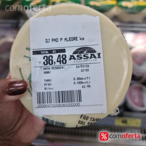 Queijo Minas Padrão Porto Alegre - Kg