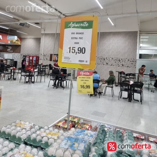 Ovos Brancos Pente 20 Unidades