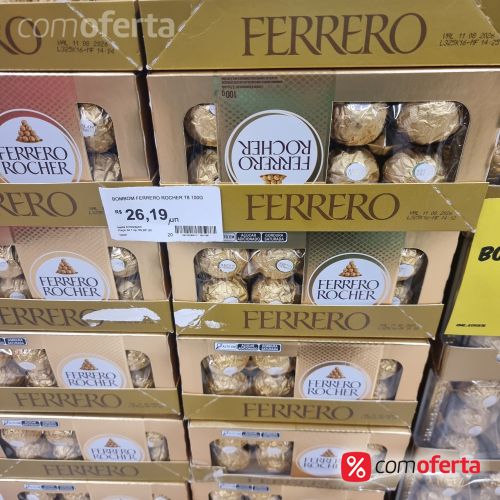 Bombom Ferrero Rocher 100g 8 unid
