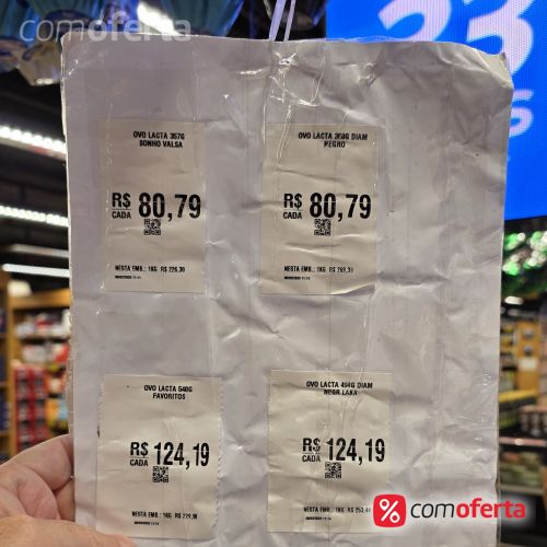 Ovos de Páscoa Favoritos - Lacta - 560g