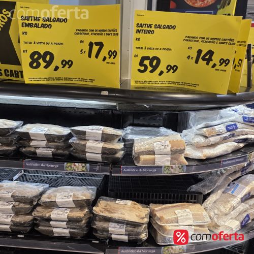 Bacalhau Saithe Peça ou Pedaço kg