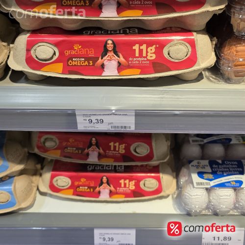 Ovos Vermelhos 10 Unidades