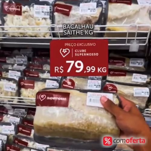 Bacalhau Saithe Peça ou Pedaço kg