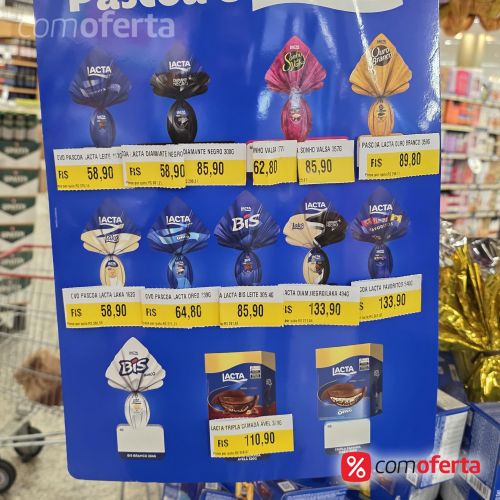 Ovo de Páscoa Lacta ao Leite - 157g - Lacta