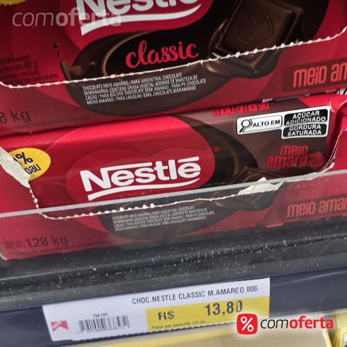 Chocolate Barra Nestlé - 80g / 90g