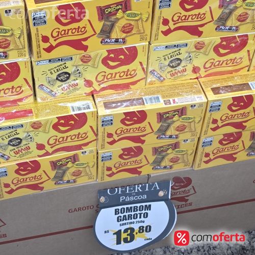 Caixa de Bombom Sortido Garoto 250g