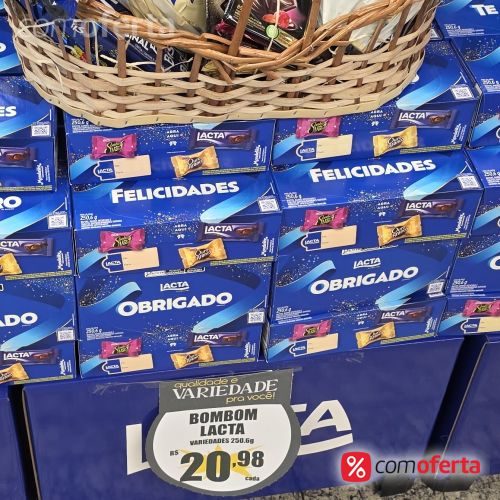 Caixa de Bombons Lacta Favoritos Sortidos 250,6g