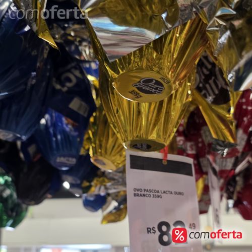 Ovo de Páscoa Ouro Branco Lacta - 359g