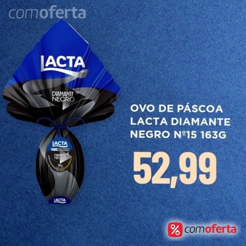 Ovo de Páscoa Diamante Negro 163g - Lacta