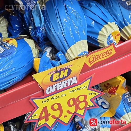 Ovo de Páscoa Negresco Branco Garoto 240g