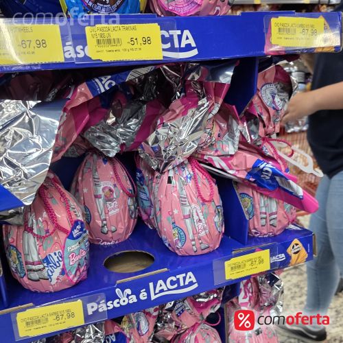 Ovo de Páscoa Lacta Barbie 166g