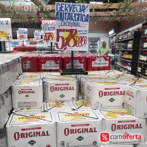 Cerveja Antarctica Original 473ml Latão