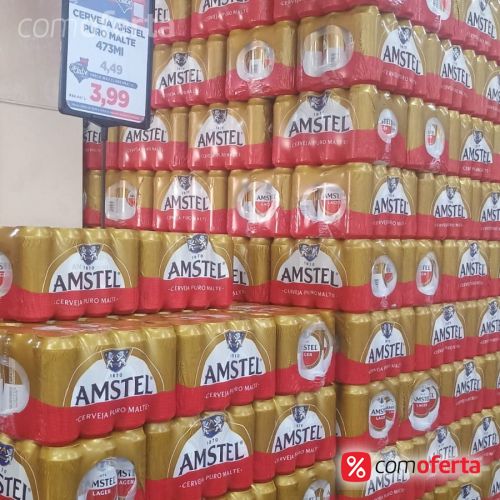 Cerveja Amstel Lager 473ml - Latão