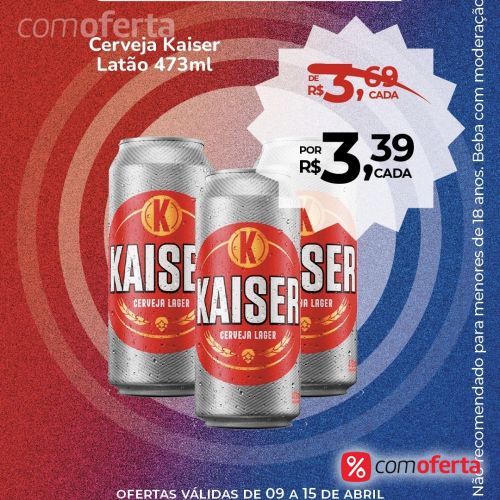 Cerveja Kaiser 473ml - Latão