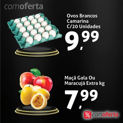 Ovos Brancos Pente 20 Unidades