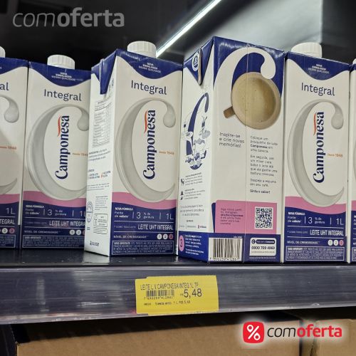 Leite Integral Camponesa 1 litro