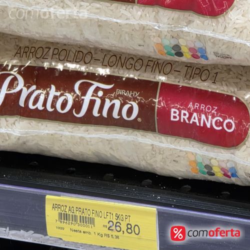 Arroz Branco Prato Fino Tipo 1 - 5kg