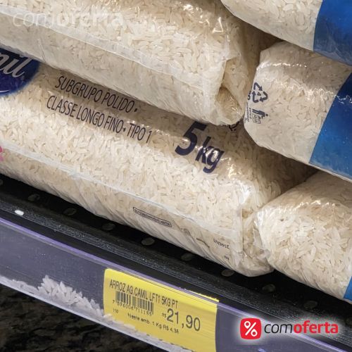 Arroz Branco Camil Tipo 1- 5kg