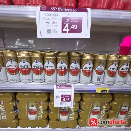 Cerveja Amstel Lager 473ml - Latão