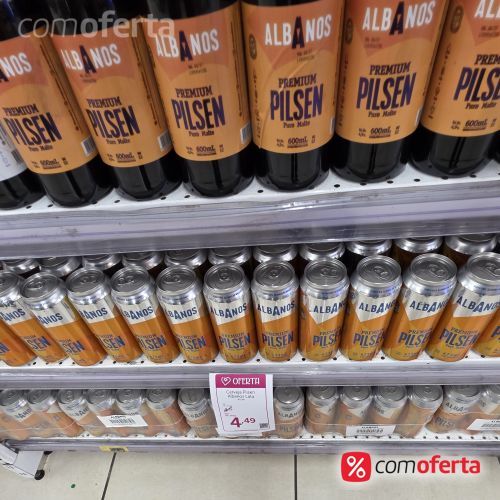 Cerveja Albanos Puro Malte Pilsen 473ml - Latão