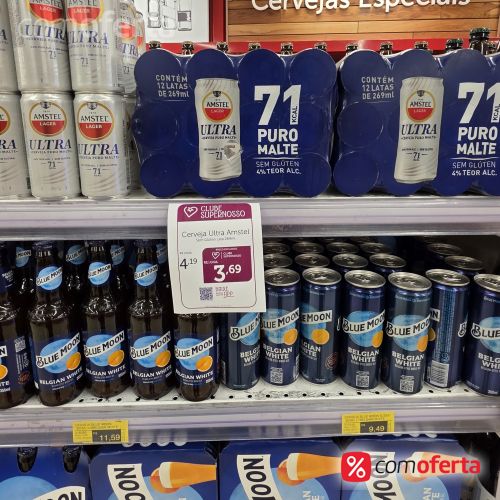 Cerveja Amstel Ultra Sem Gluten 269ml - Lata
