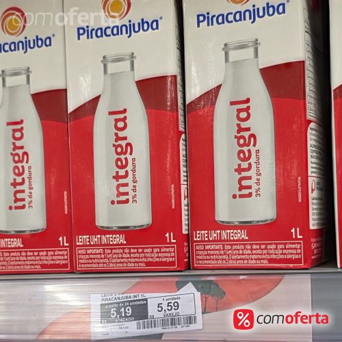 Leite Integral Piracanjuba 1L