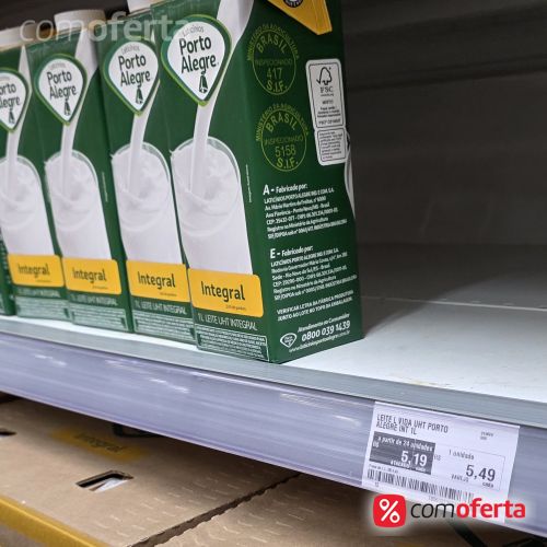 Leite Integral Porto Alegre 1 litro