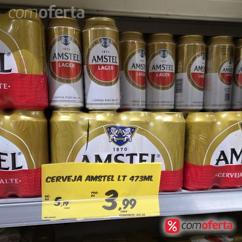 Cerveja Amstel Lager 473ml - Latão