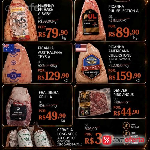 Picanha Bovina Frivasa - Kg