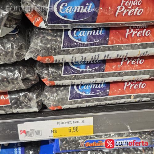 Feijão Preto Camil 1kg