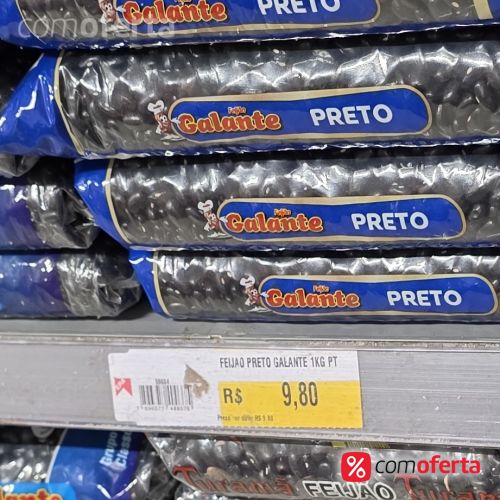 Feijão Preto Galante 1 kg