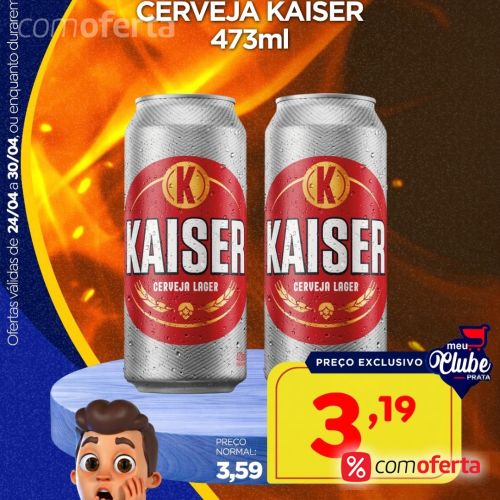 Cerveja Kaiser 473ml - Latão