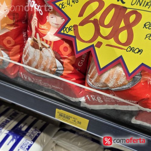 Açúcar Refinado Guarani 1kg