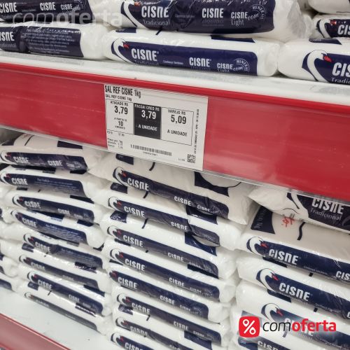 Sal Refinado Cisne 1kg