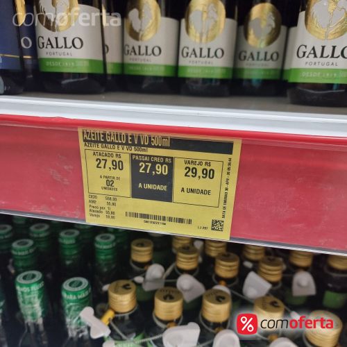 Azeite Gallo Português Extra Virgem Reserva - 500ml