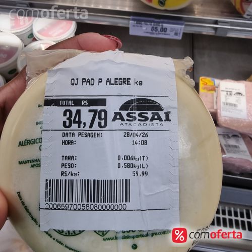 Queijo Minas Padrão - Kg